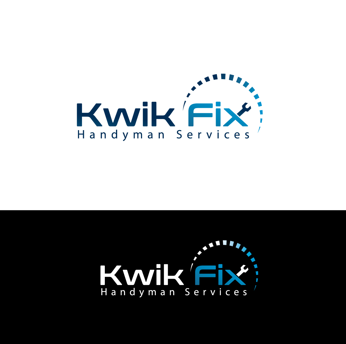Logo Design by LogoPoko for Kwik Fix Handyman Services LLC | Design #29651163
