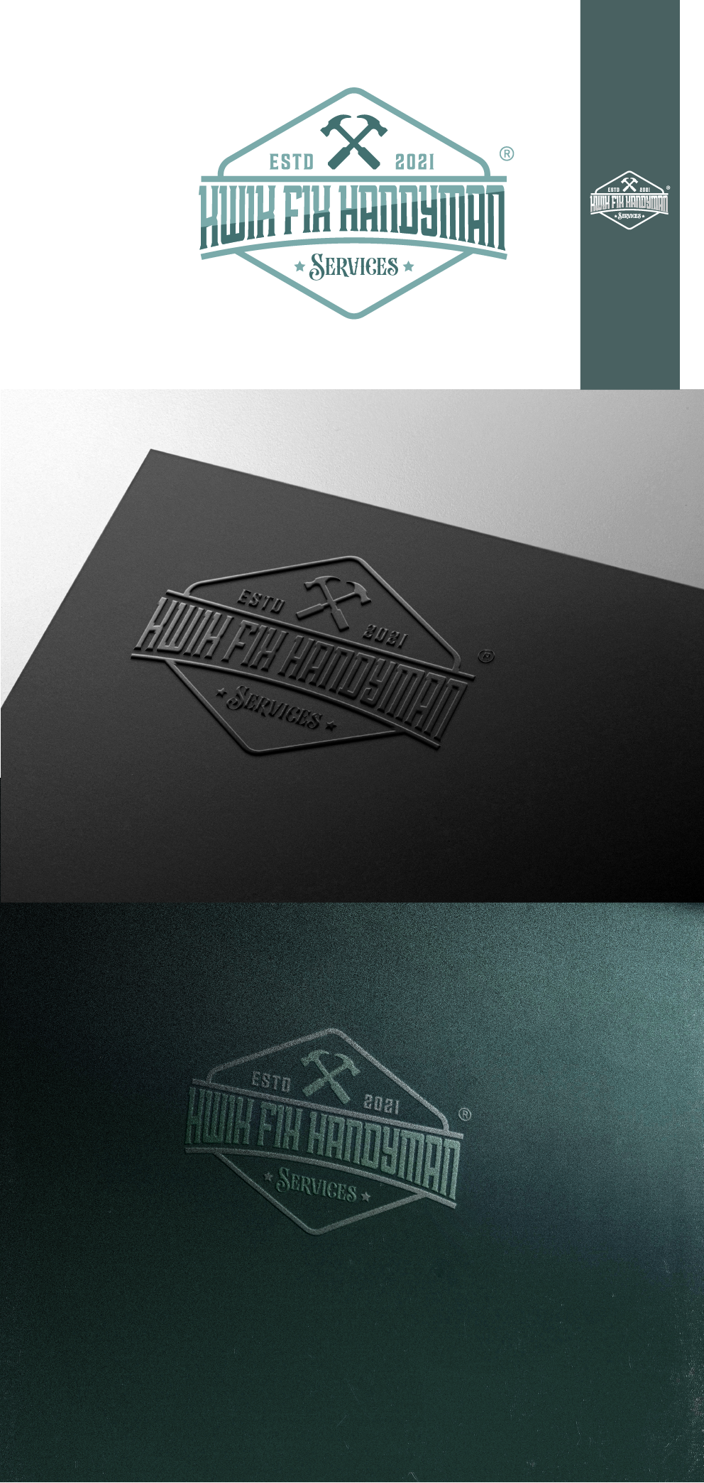 Logo Design by graphicawy for Kwik Fix Handyman Services LLC | Design #29646767