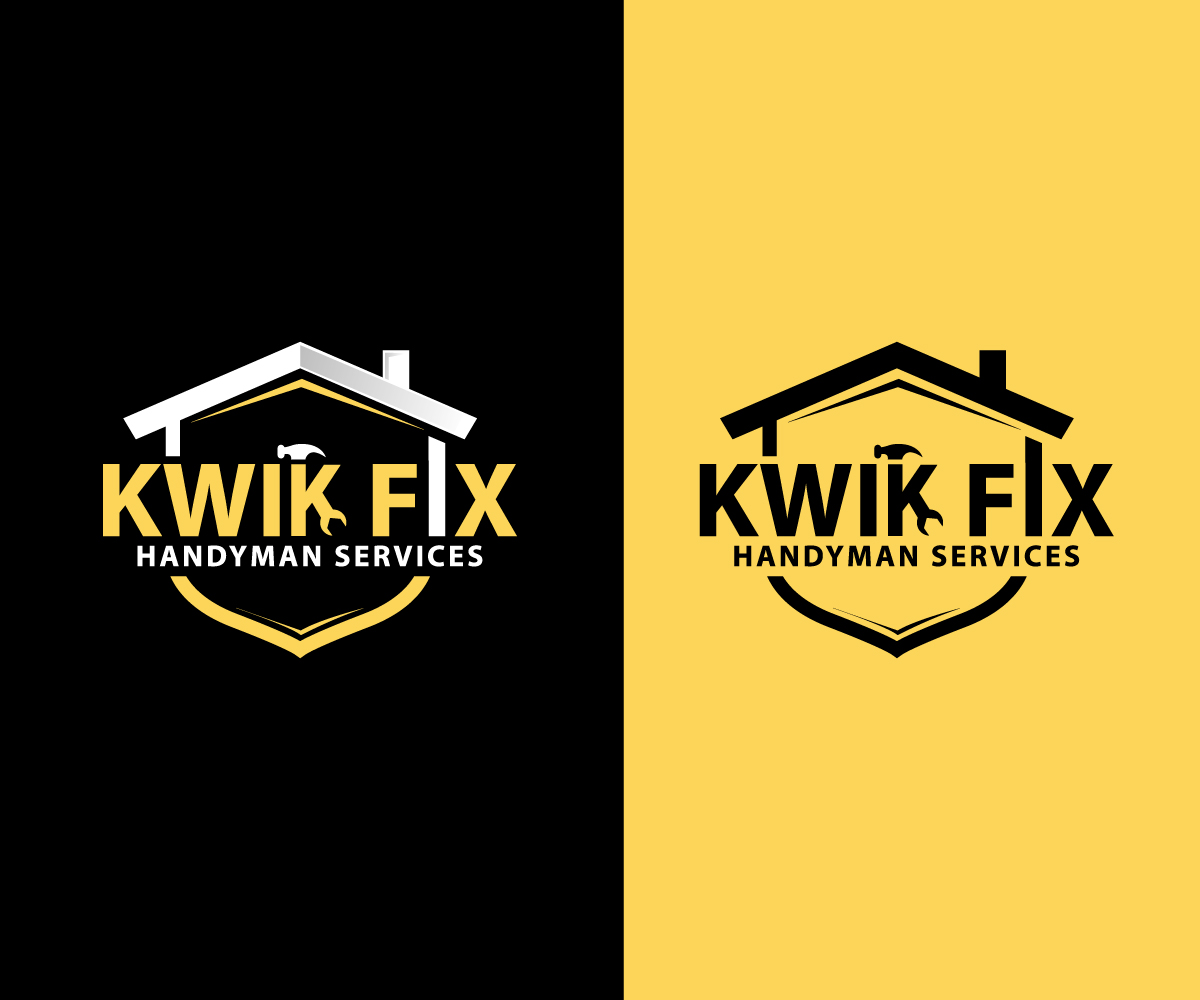 Logo Design by Paint-Tools for Kwik Fix Handyman Services LLC | Design #29650328