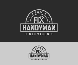 Logo Design by Paint-Tools for Kwik Fix Handyman Services LLC | Design: #29650329