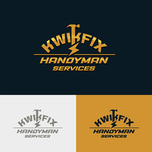 Logo Design by aka_tee for Kwik Fix Handyman Services LLC | Design: #29663333