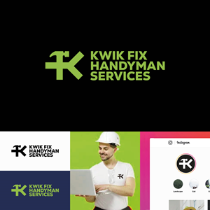 Logo Design by aka_tee for Kwik Fix Handyman Services LLC | Design: #29663334
