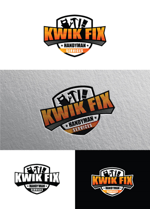 Logo Design by chris Ray for Kwik Fix Handyman Services LLC | Design: #29648014