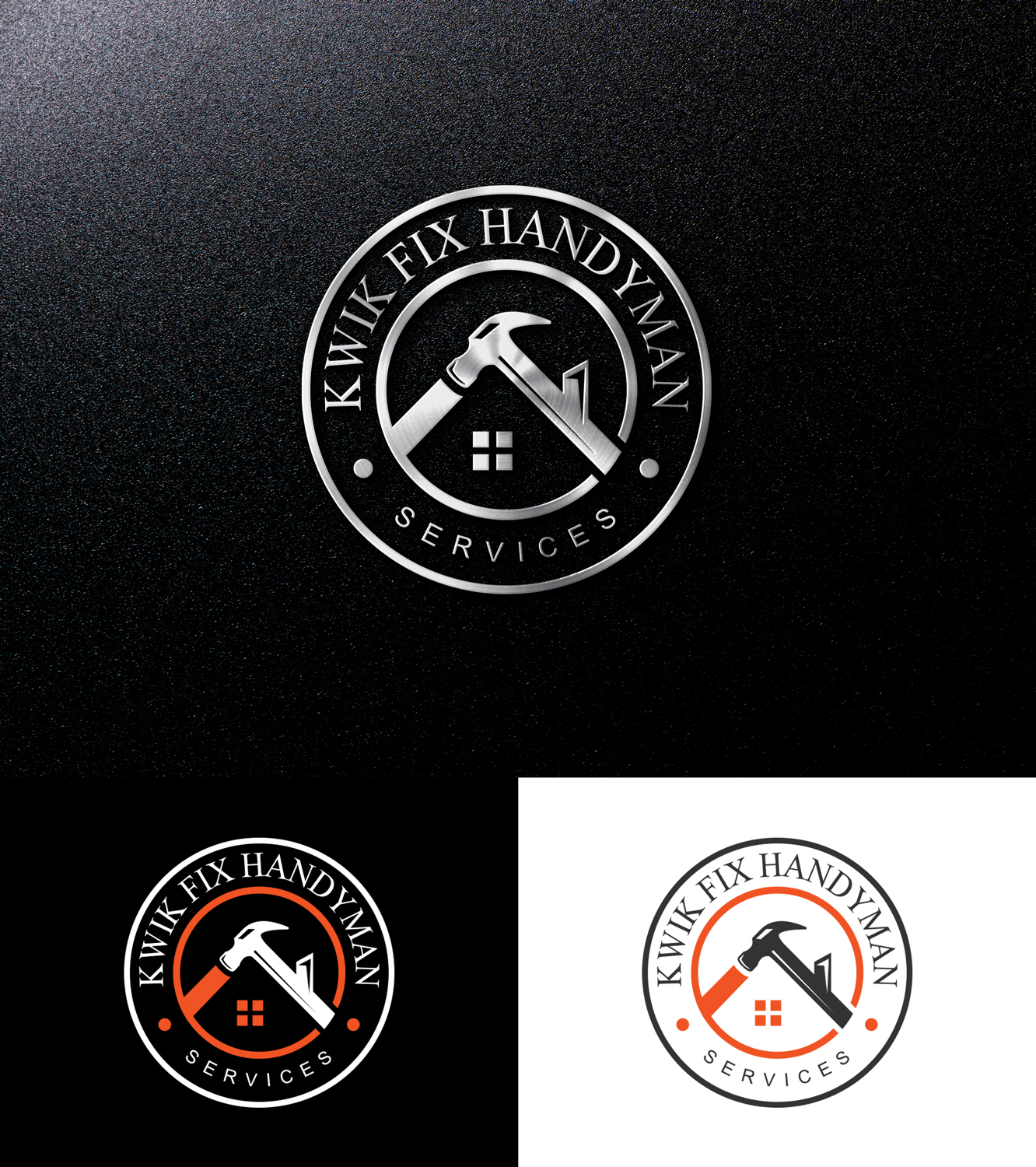 Logo Design by design 125 for Kwik Fix Handyman Services LLC | Design #29650766