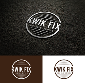 Logo Design by design 125 for Kwik Fix Handyman Services LLC | Design: #29650767