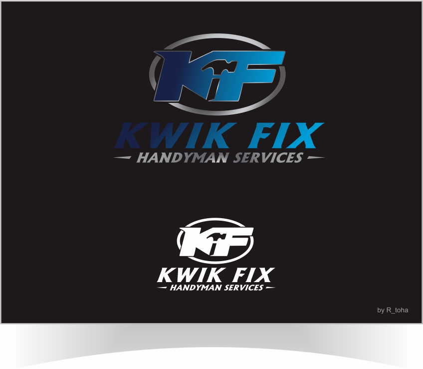 Logo Design by r-toha for Kwik Fix Handyman Services LLC | Design #29661765