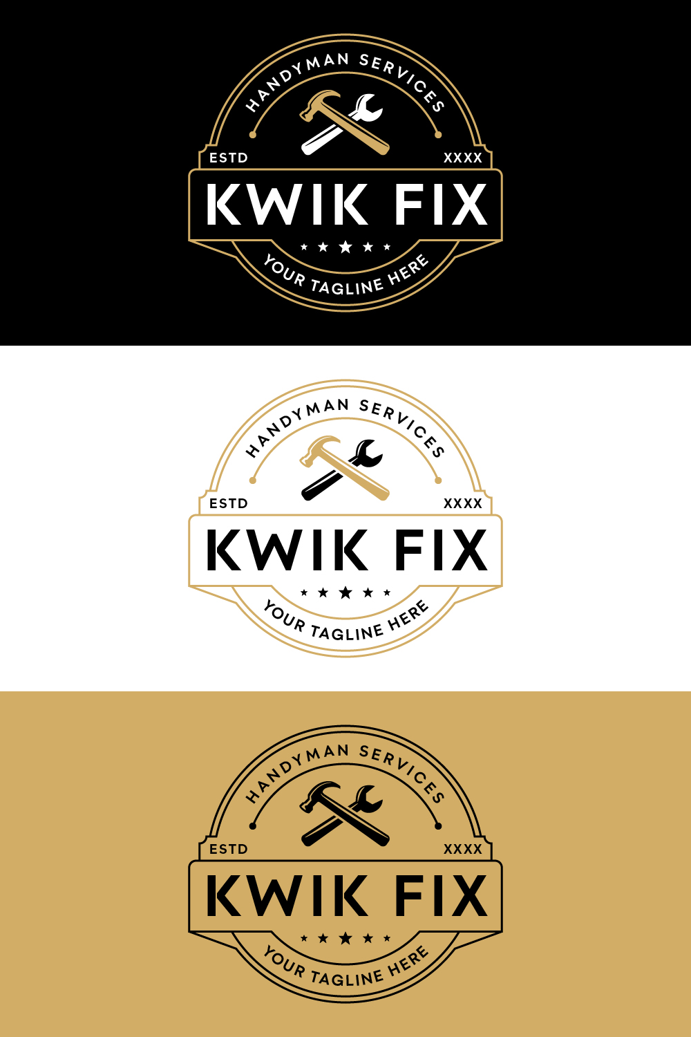 Logo Design by DesignNXT for Kwik Fix Handyman Services LLC | Design #29653258