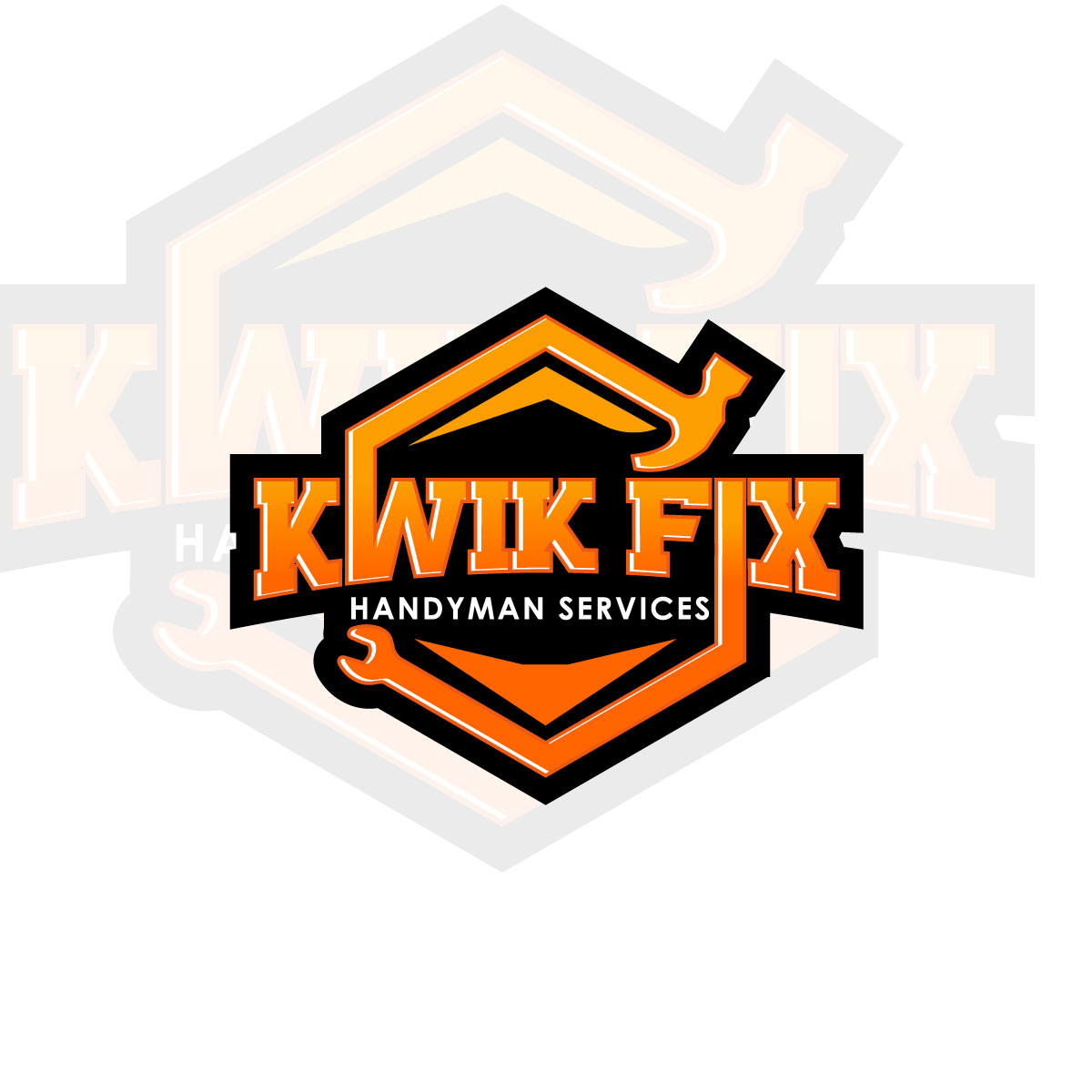 Logo-Design von LAXMI DESIGNHUB für Kwik Fix Handyman Services LLC | Design #29650088