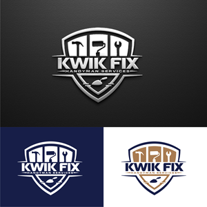 Logo Design by 3Guys for Kwik Fix Handyman Services LLC | Design: #29654961