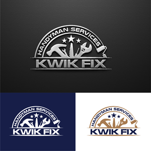 Logo Design by 3Guys for Kwik Fix Handyman Services LLC | Design: #29654963