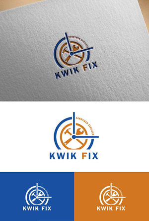Logo Design by fly  design for Kwik Fix Handyman Services LLC | Design: #29650192