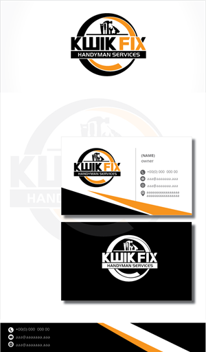 Logo Design by zebronicgraphic for Kwik Fix Handyman Services LLC | Design: #29650463