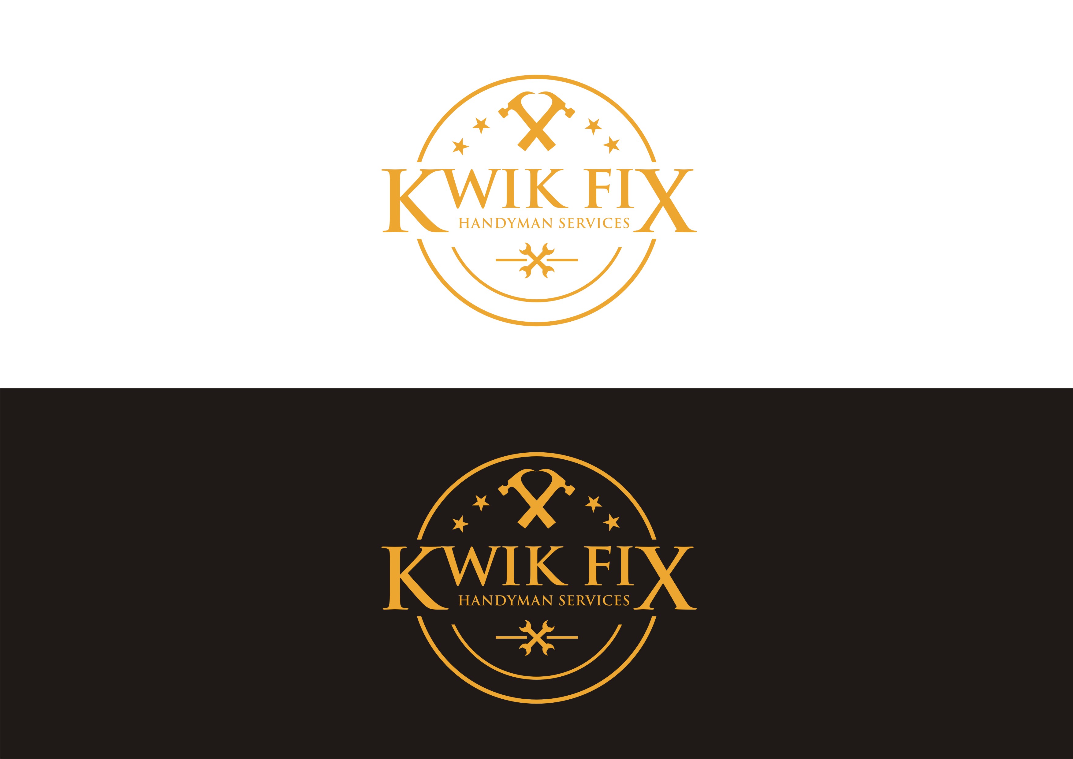Logo Design by rgrider for Kwik Fix Handyman Services LLC | Design #29651473