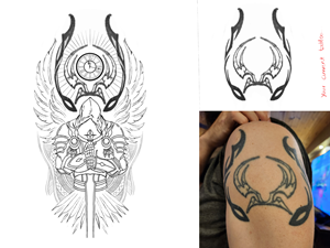 Tattoo Design by ELAMANTS for this project | Design: #29670199