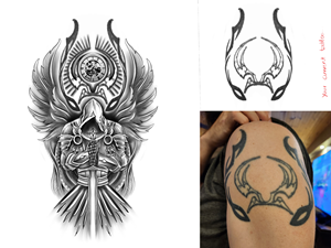 Tattoo Design by ELAMANTS for this project | Design: #29703990