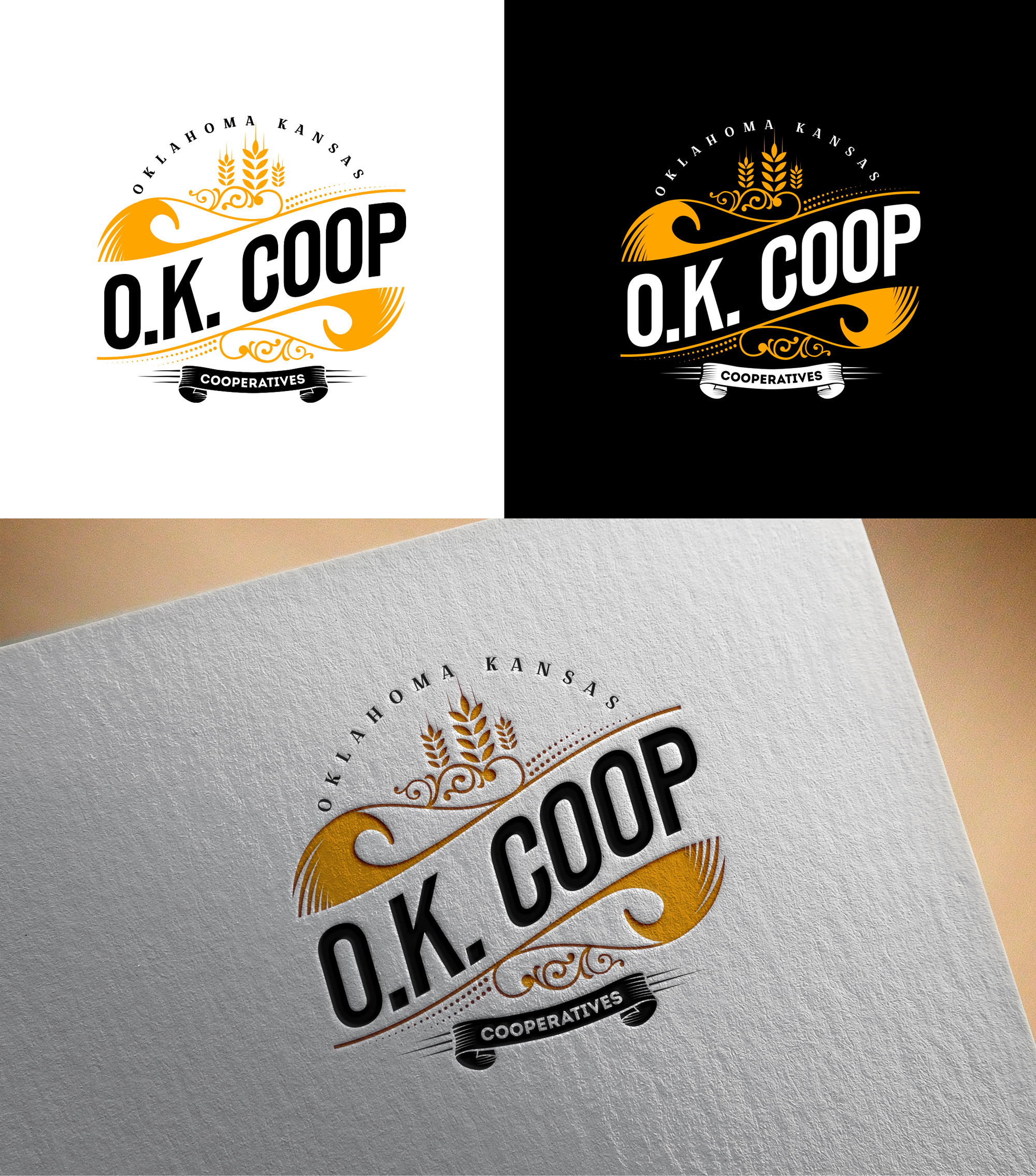 Logo Design by RA-bica for Oklahoma Kansas Cooperatives | Design #29667642