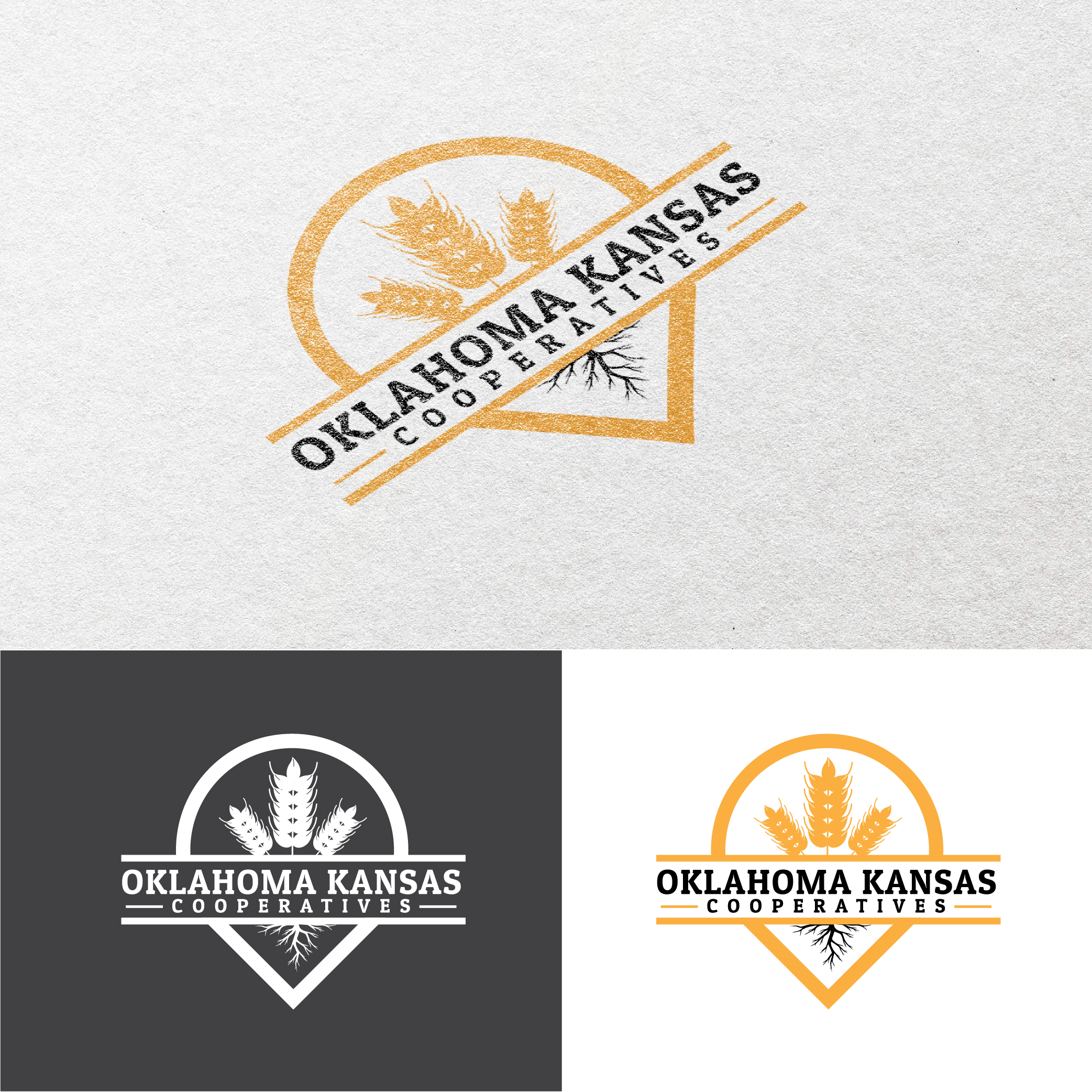 Logo Design by 3Guys for Oklahoma Kansas Cooperatives | Design #29680000
