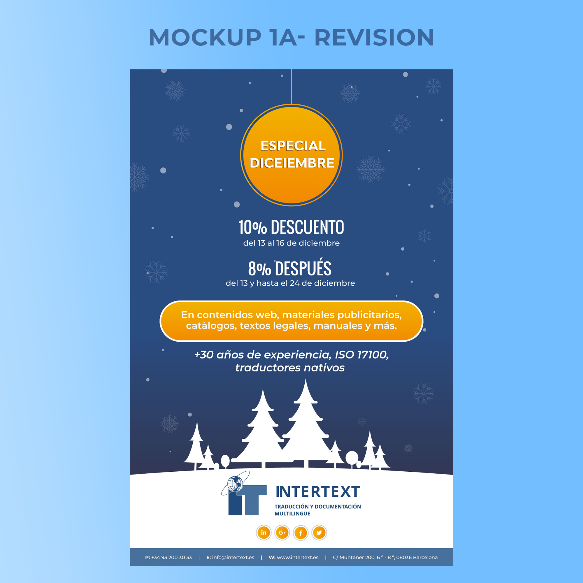 Banner Ad Design by Expert Designer for INTERTEXT Traducción y documentación multilingüe, S.L. | Design #29661978