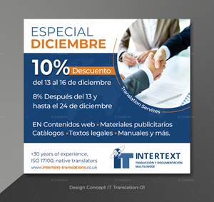 Banner Ad Design by D Creative for INTERTEXT Traducción y documentación multilingüe, S.L. | Design #29663130