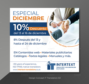 Design de Bannière  par D Creative pour INTERTEXT Traducción y documentación multilingüe, S.L. | Design : #29663133