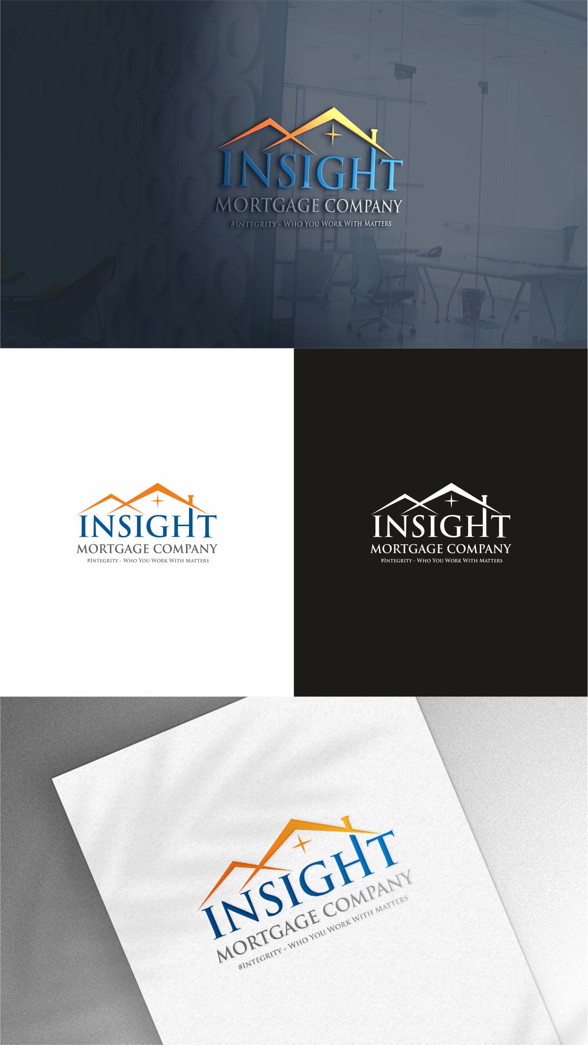 Logo Design by Dave Paresh for Insight Mortgage Company | Design #29651560