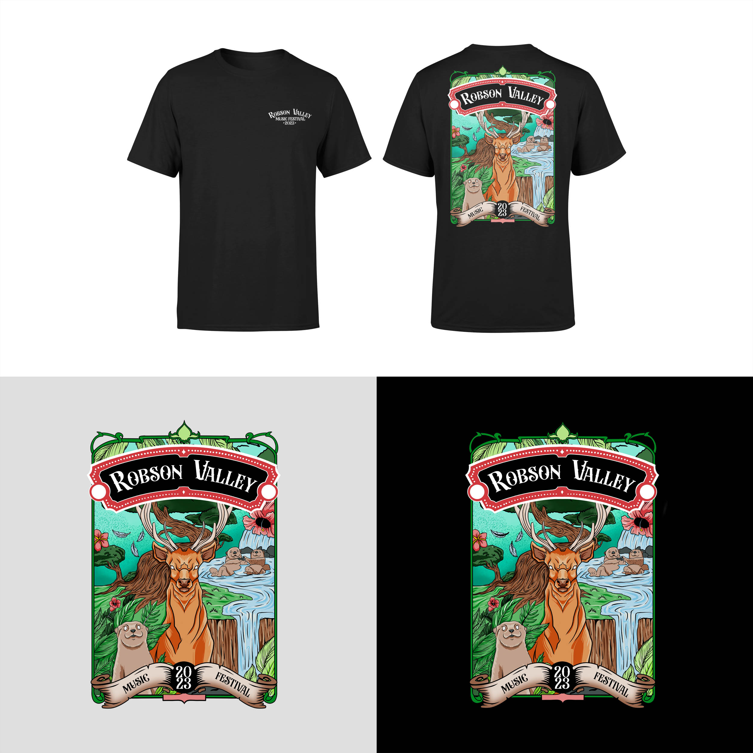 T-shirt Design by YNCK for Robson Valley Music Society | Design #29661081