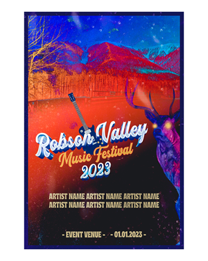T-shirt Design by ardakmslr for Robson Valley Music Society | Design: #29681295