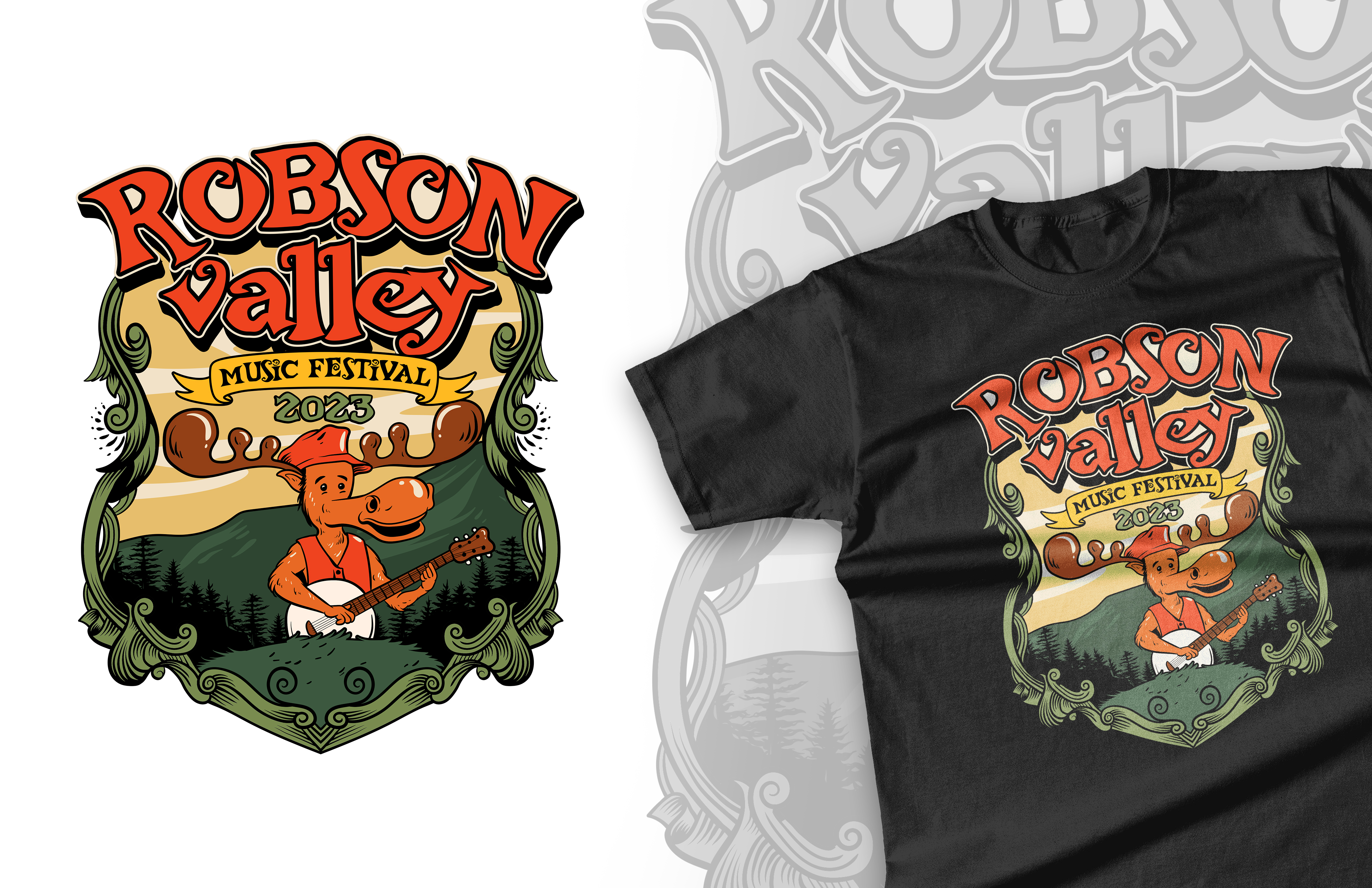 T-shirt Design by guprulsugiyanto for Robson Valley Music Society | Design #29684642