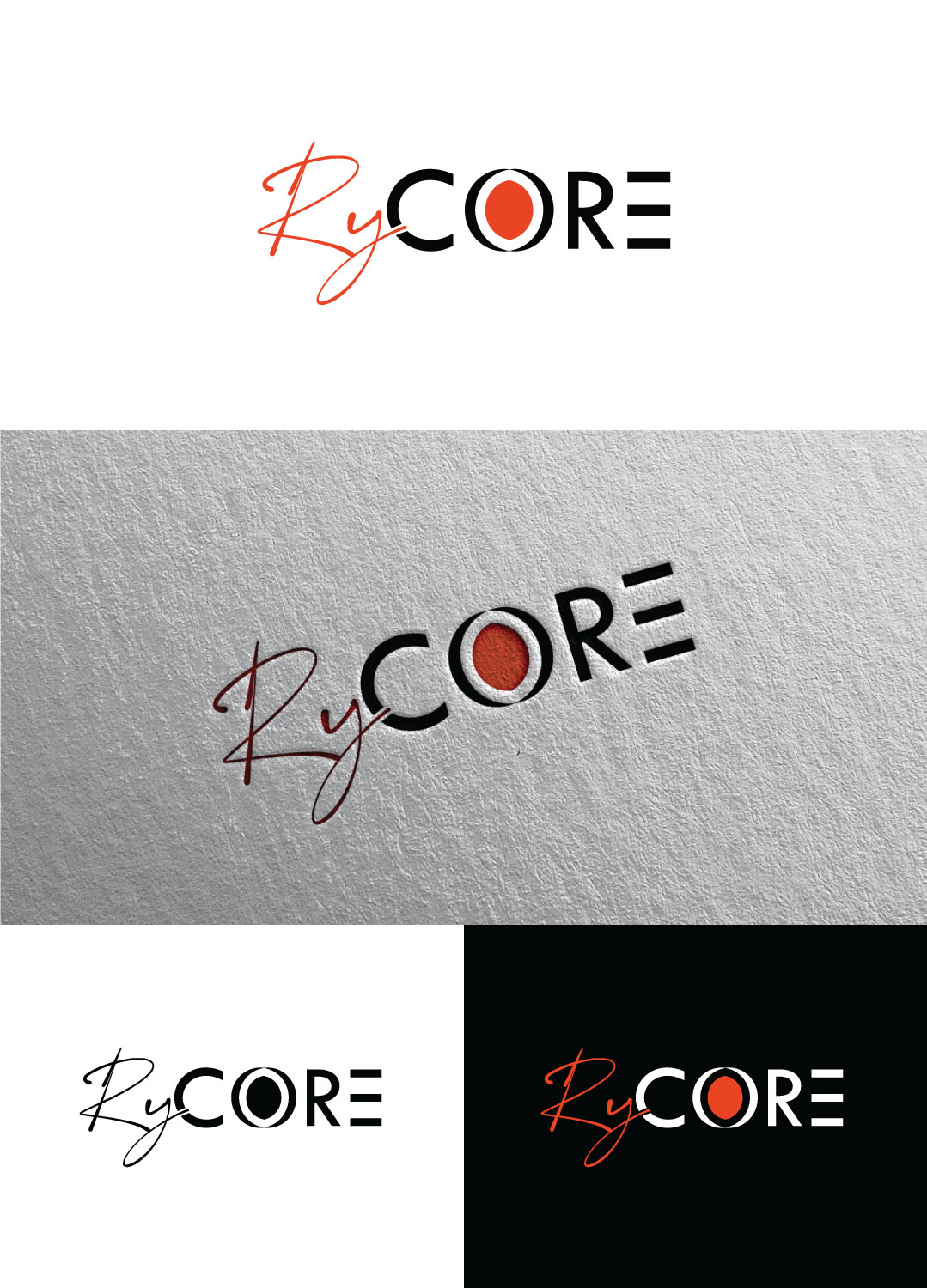 Logo Design by chris Ray for RyCore by Group Vertical | Design #29652779
