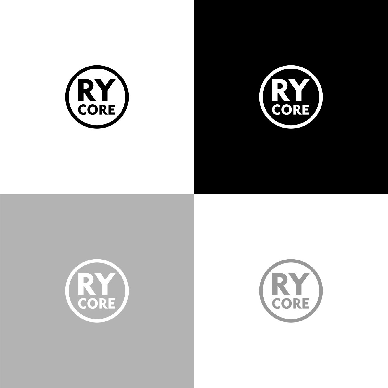 Logo Design by fortunate for RyCore by Group Vertical | Design #29654120