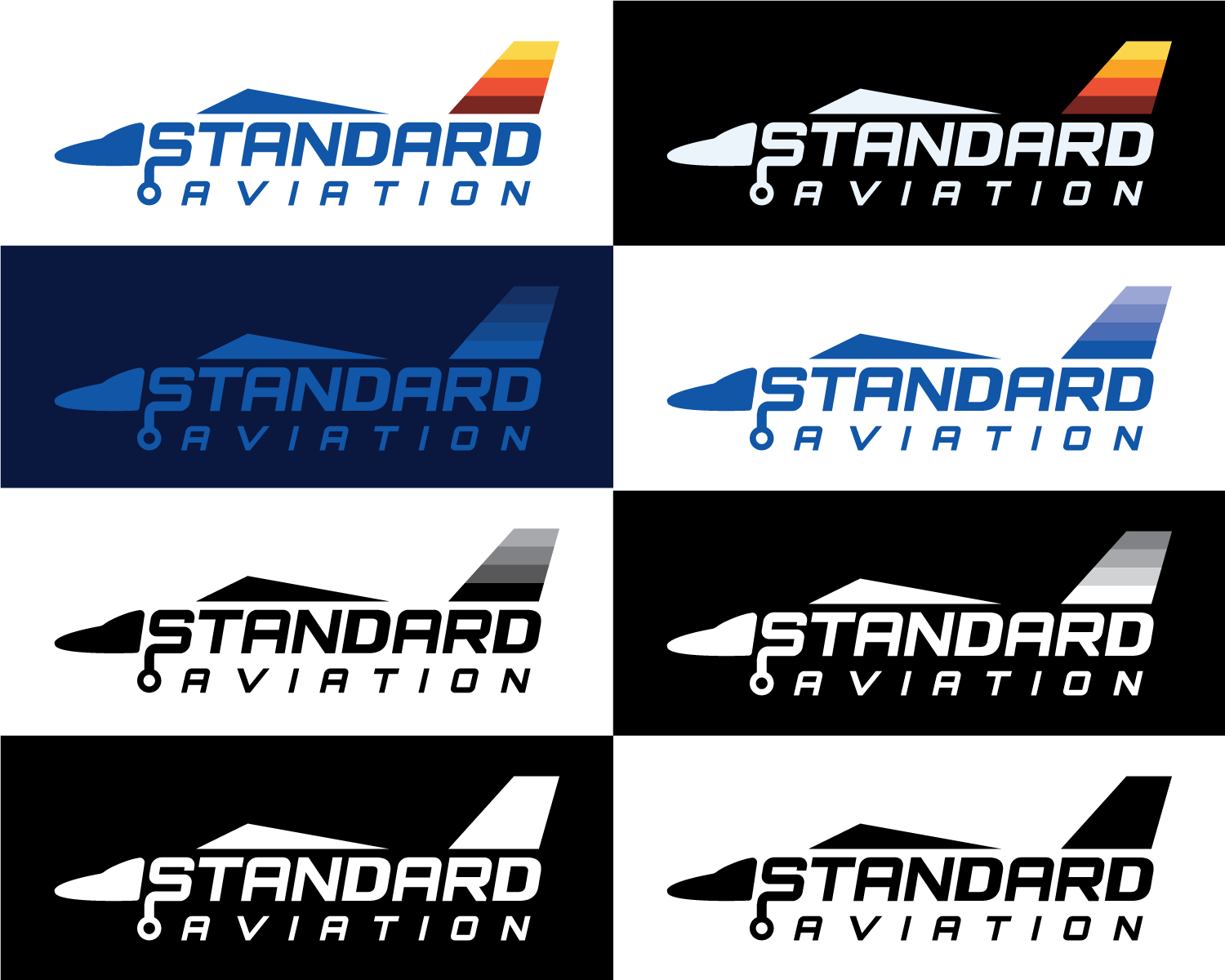 Logo Design by Yash Vachhani for Standard Aviation | Design #29659384