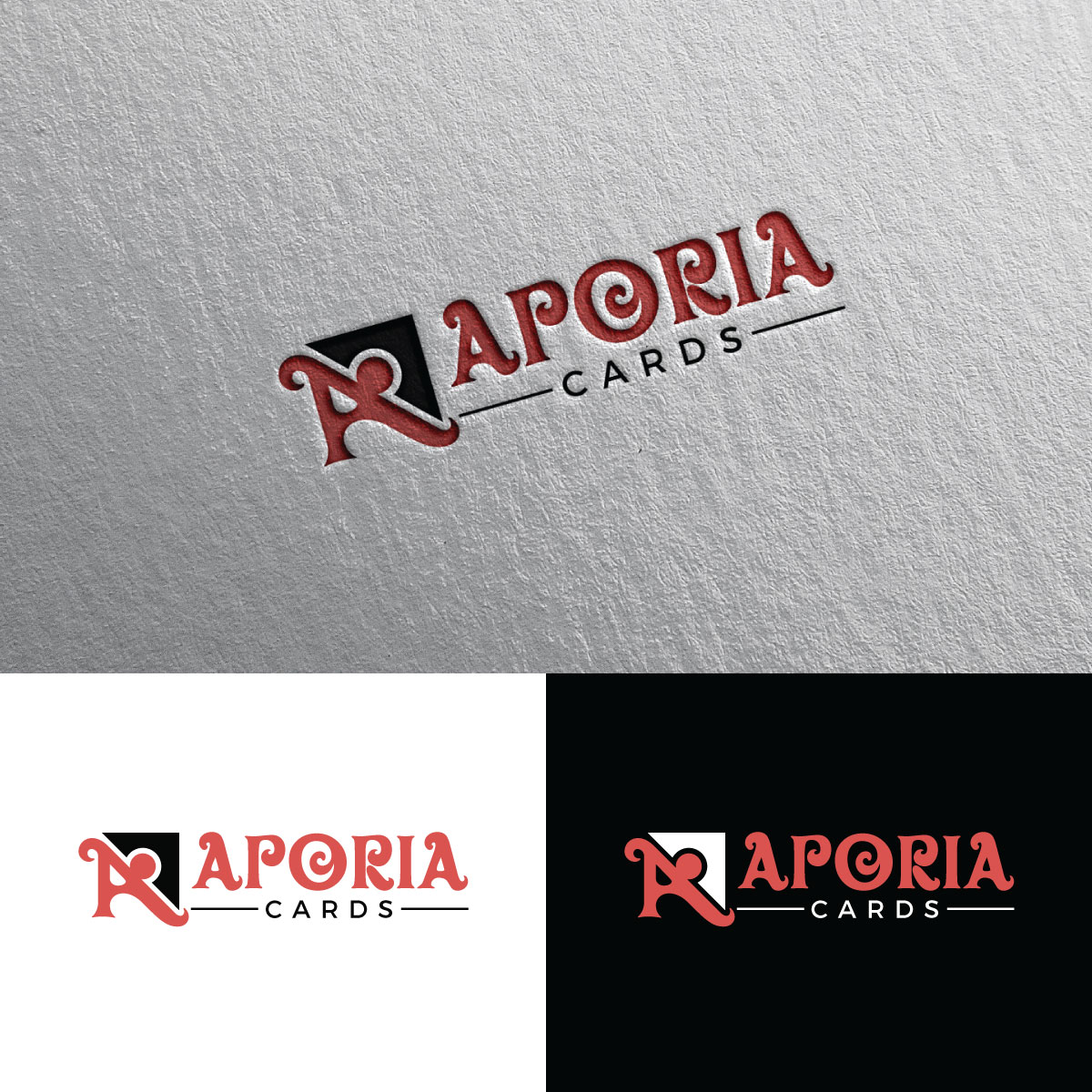 Logo Design by chris Ray for Aporia Cards | Design #29660249