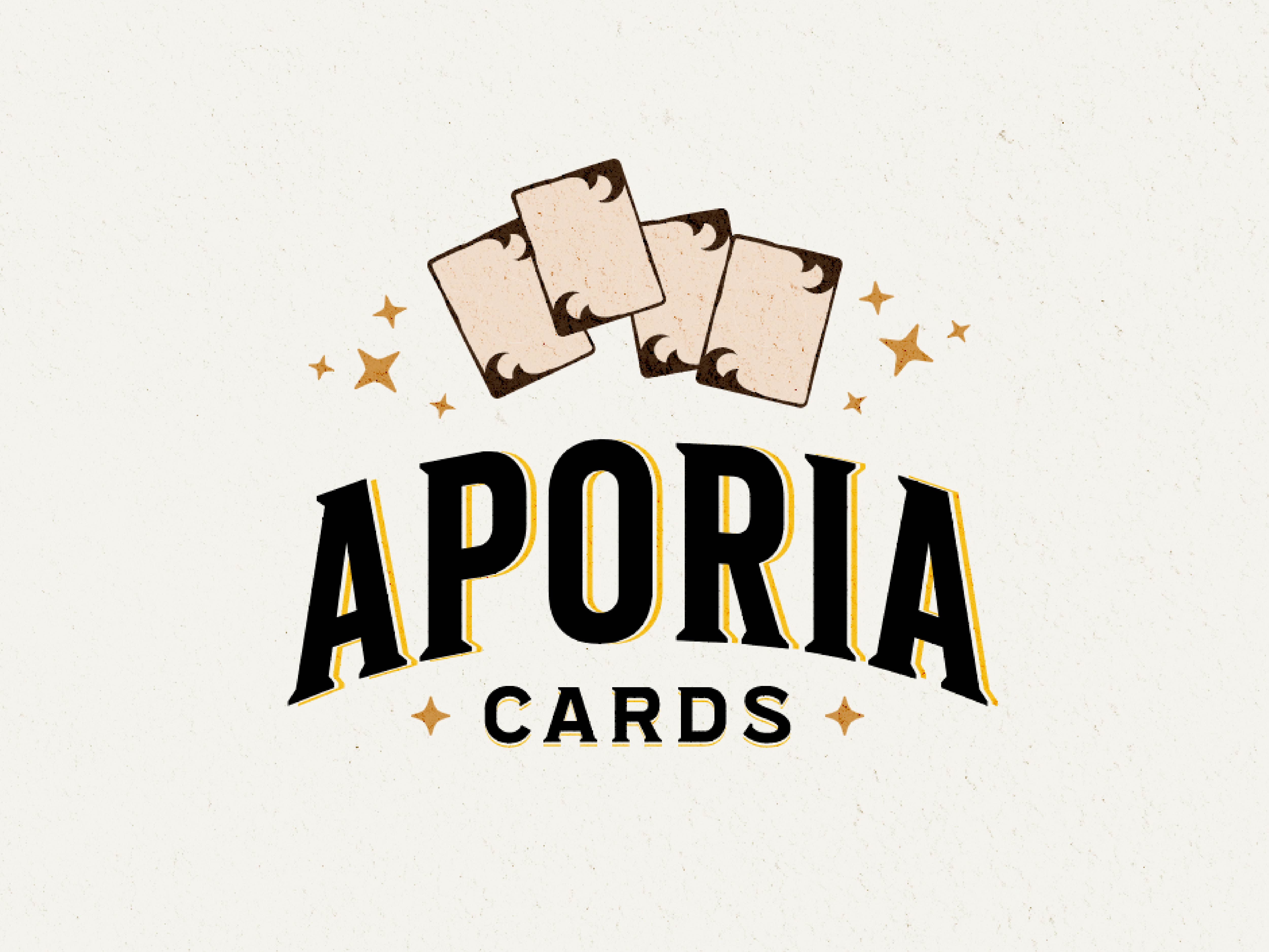 Logo Design by Elephont Designs for Aporia Cards | Design #29659127