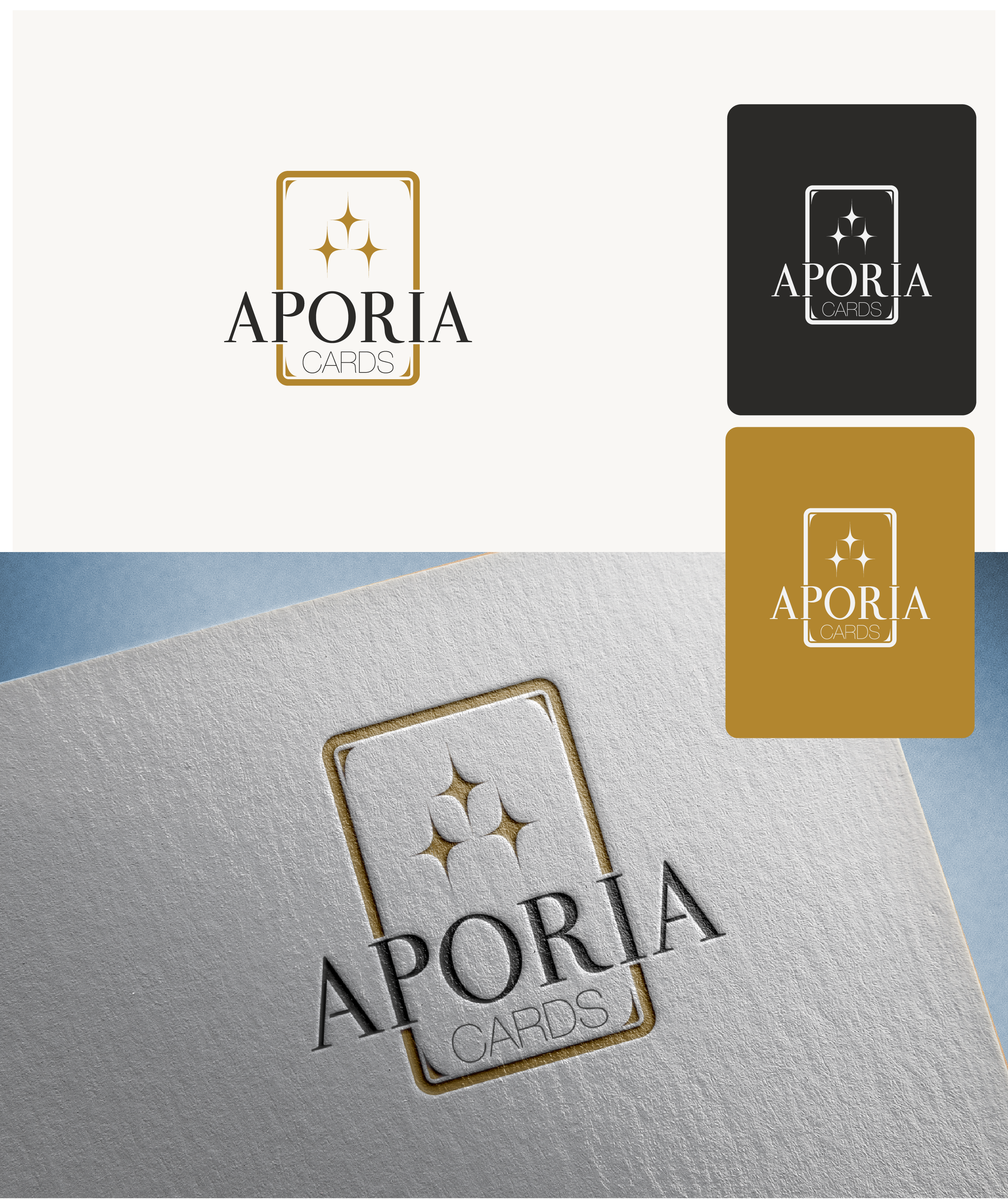 Logo Design by nvtai graphic for Aporia Cards | Design #29662725