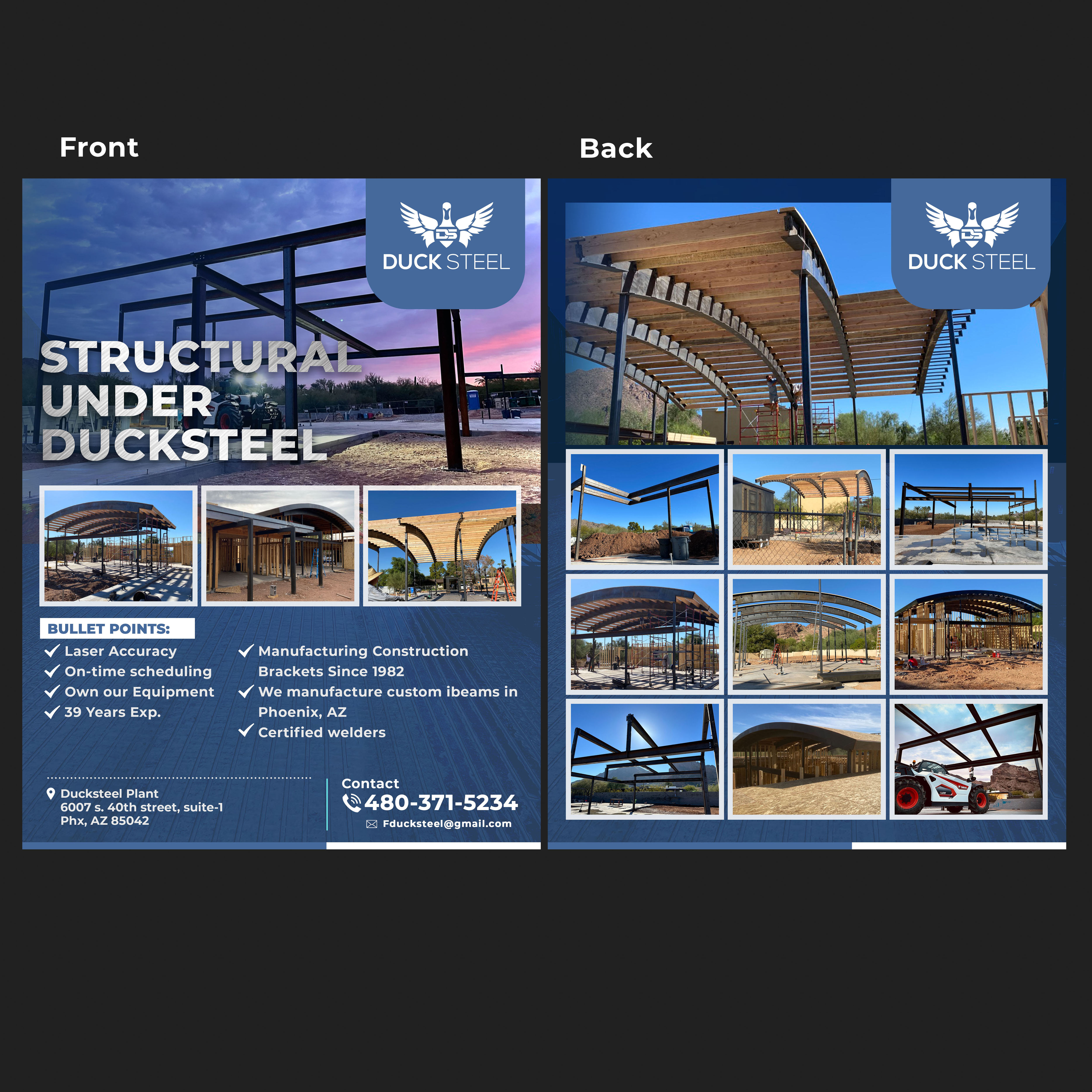 Flyer-Design von Anhar für Ducksteel Llc. | Design #29686291
