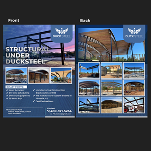 Flyer-Design von Anhar für Ducksteel Llc. | Design: #29686291