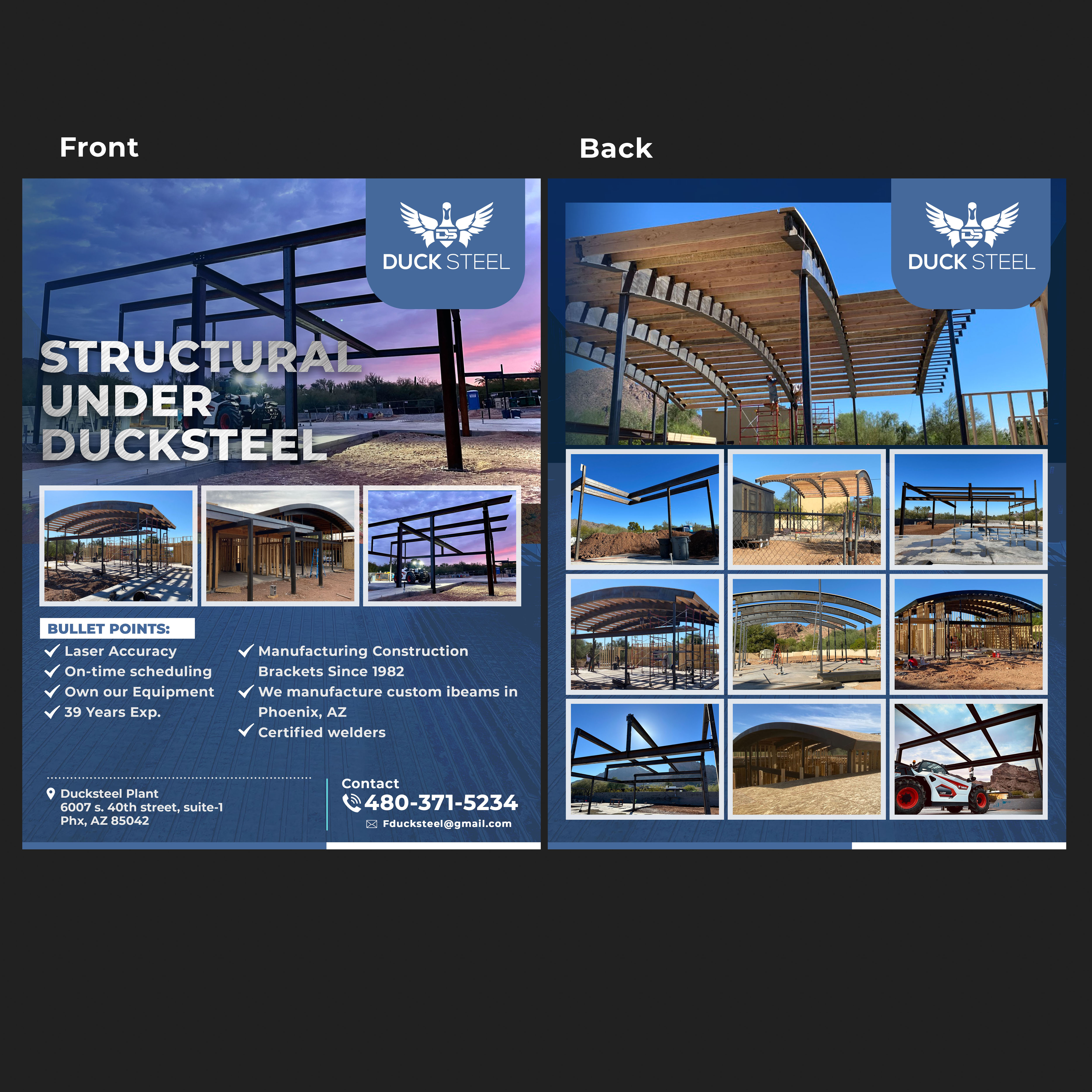 Flyer-Design von Anhar für Ducksteel Llc. | Design #29686372
