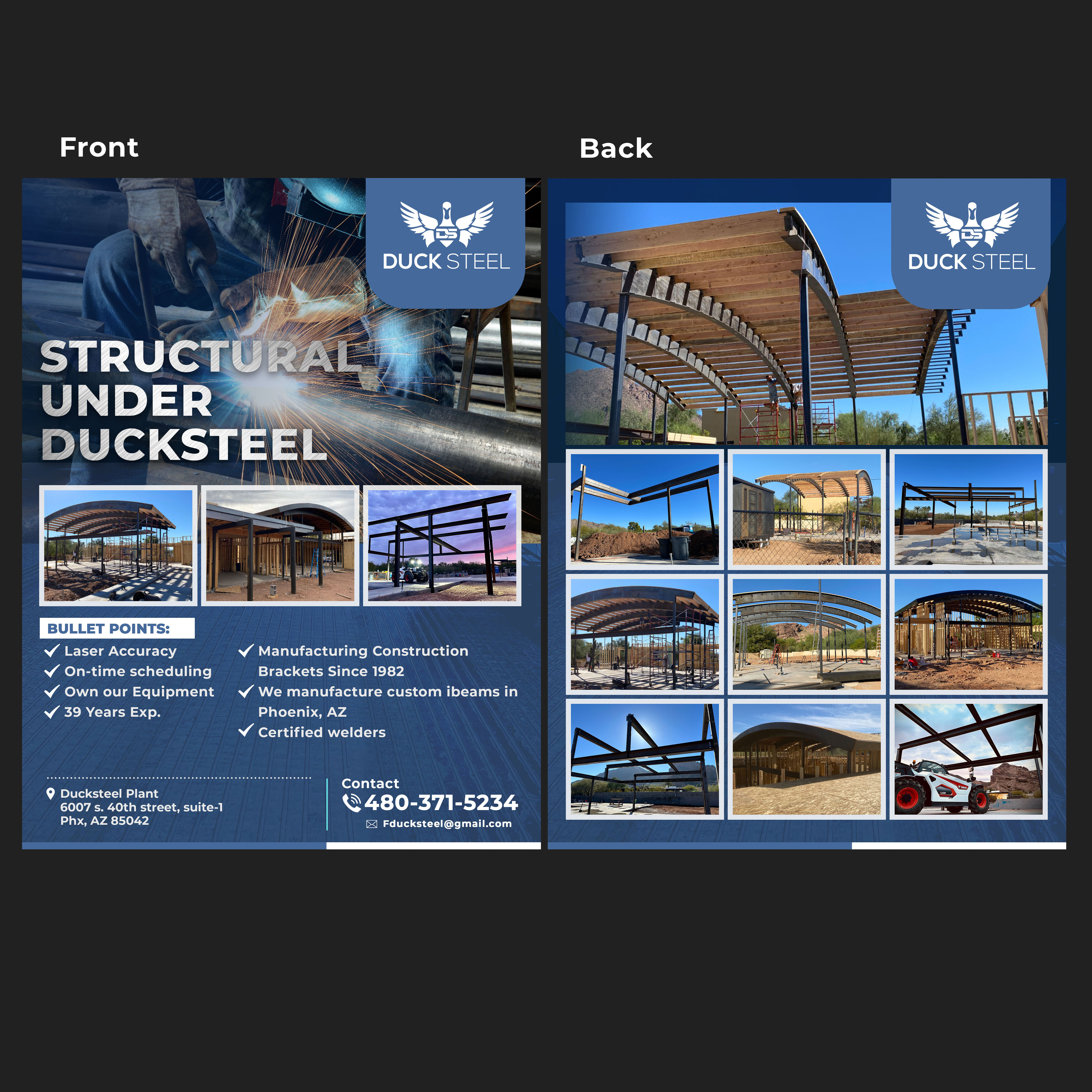 Flyer-Design von Anhar für Ducksteel Llc. | Design #29702994