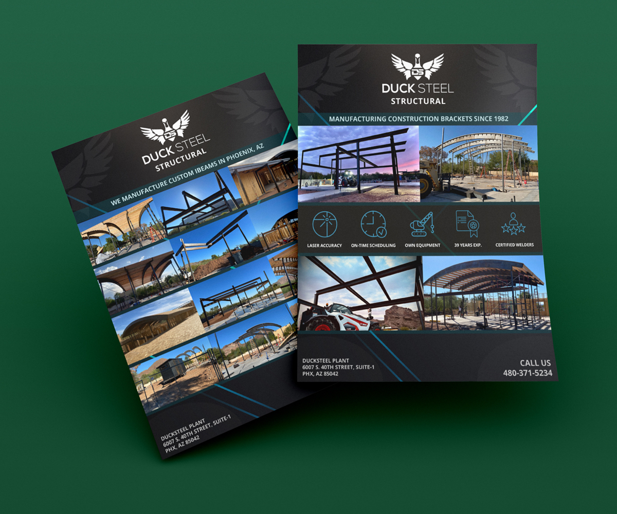 Flyer Design by Nusrat J for Ducksteel Llc. | Design #29692577