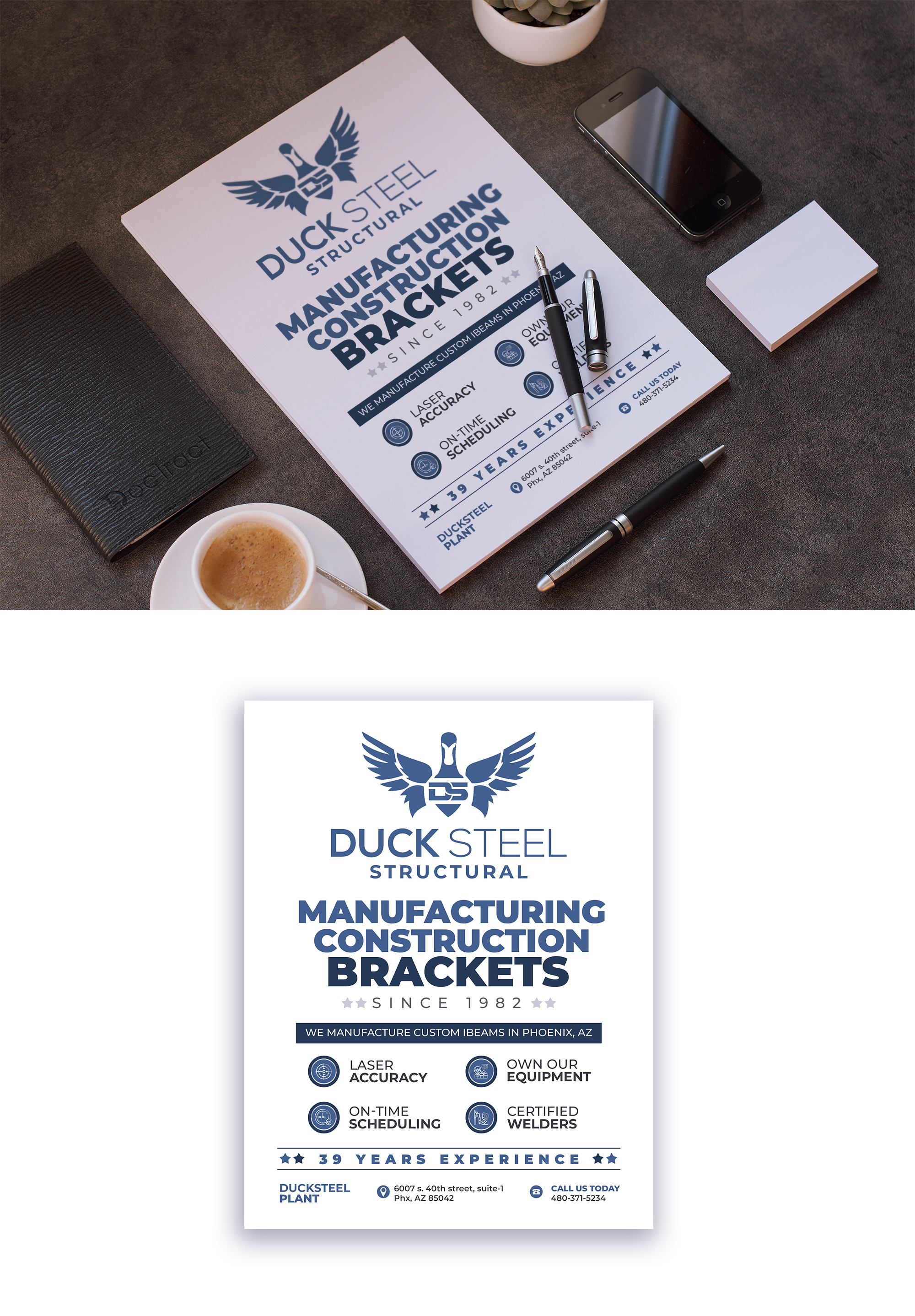 Flyer-Design von debdesign für Ducksteel Llc. | Design #29661771