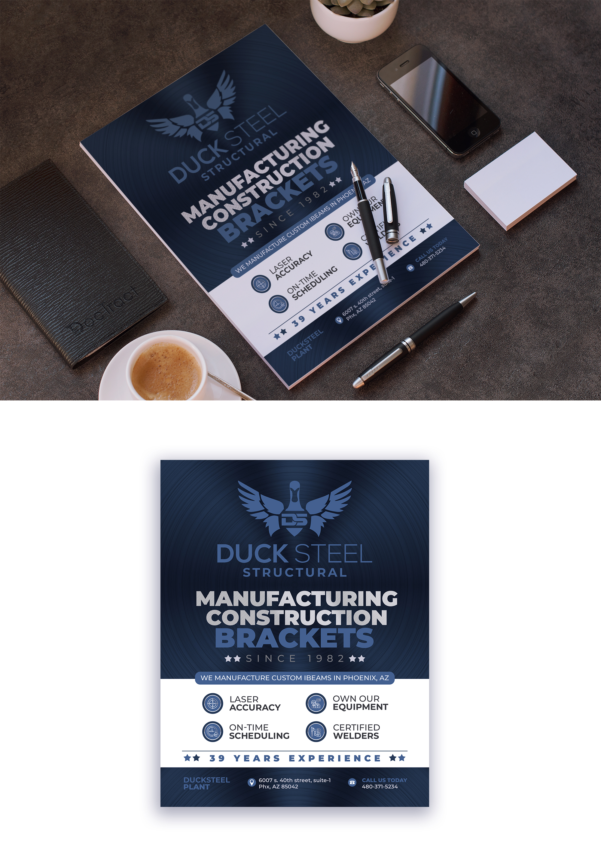 Flyer-Design von debdesign für Ducksteel Llc. | Design #29661772
