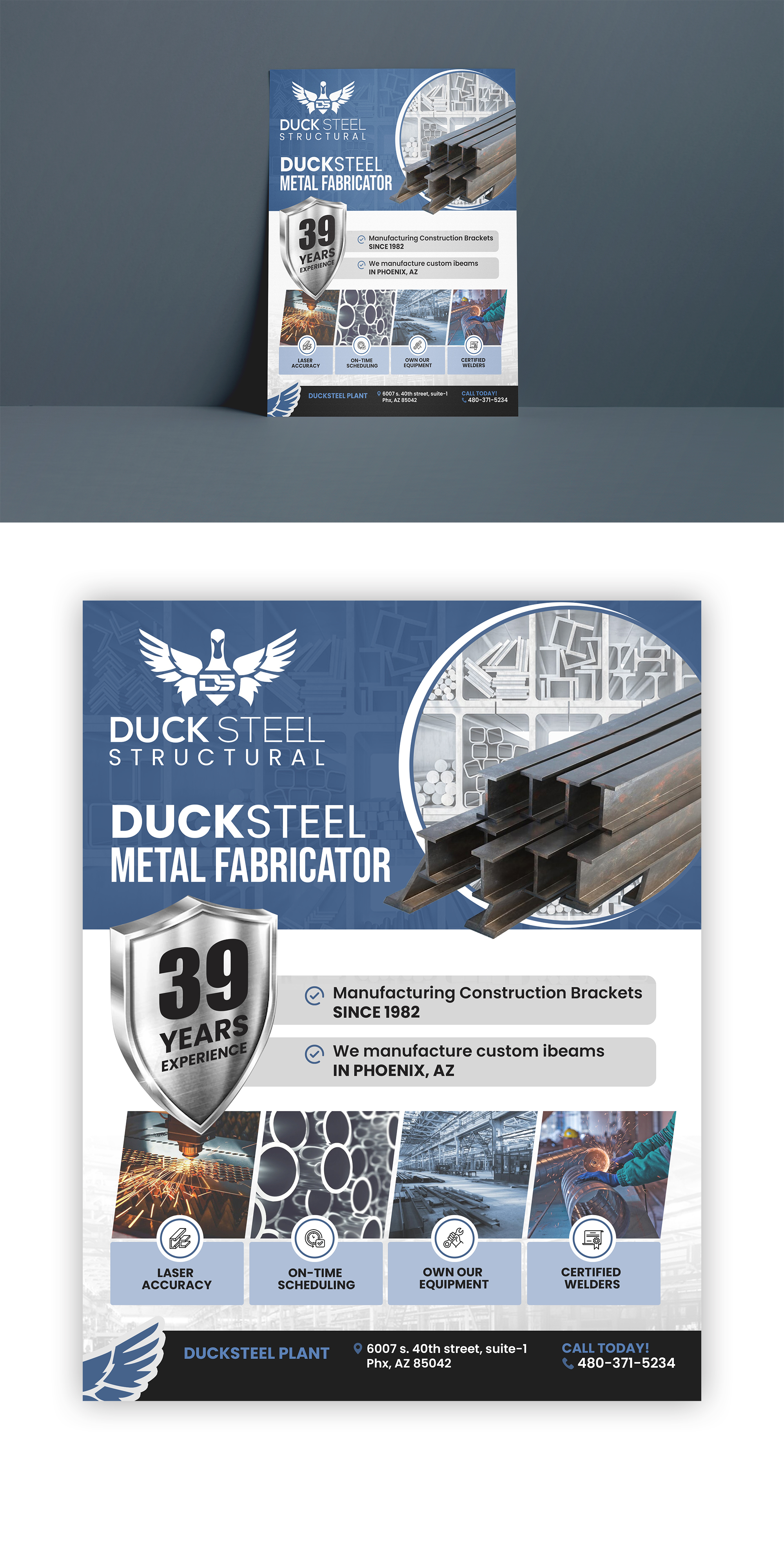 Flyer Design by debdesign for Ducksteel Llc. | Design #29662777