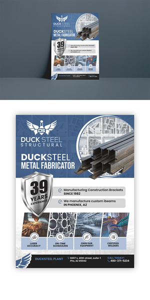 Flyer-Design von debdesign für Ducksteel Llc. | Design: #29662777
