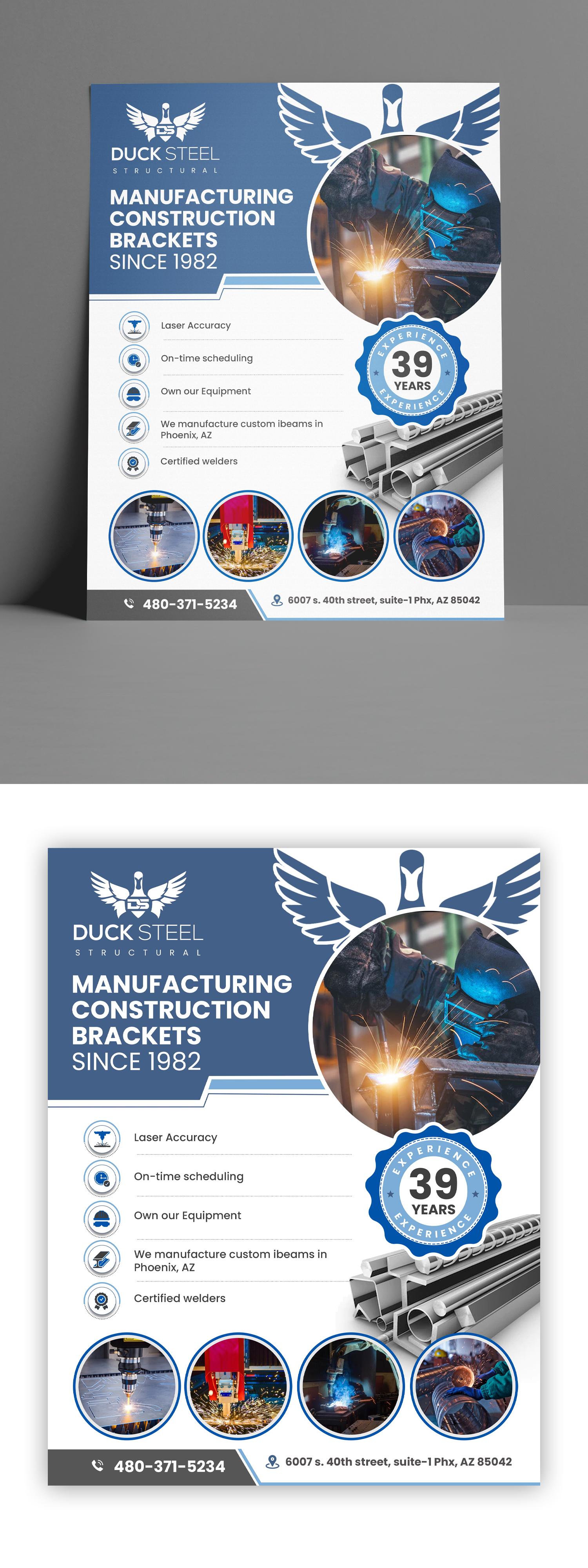 Flyer-Design von debdesign für Ducksteel Llc. | Design #29662965