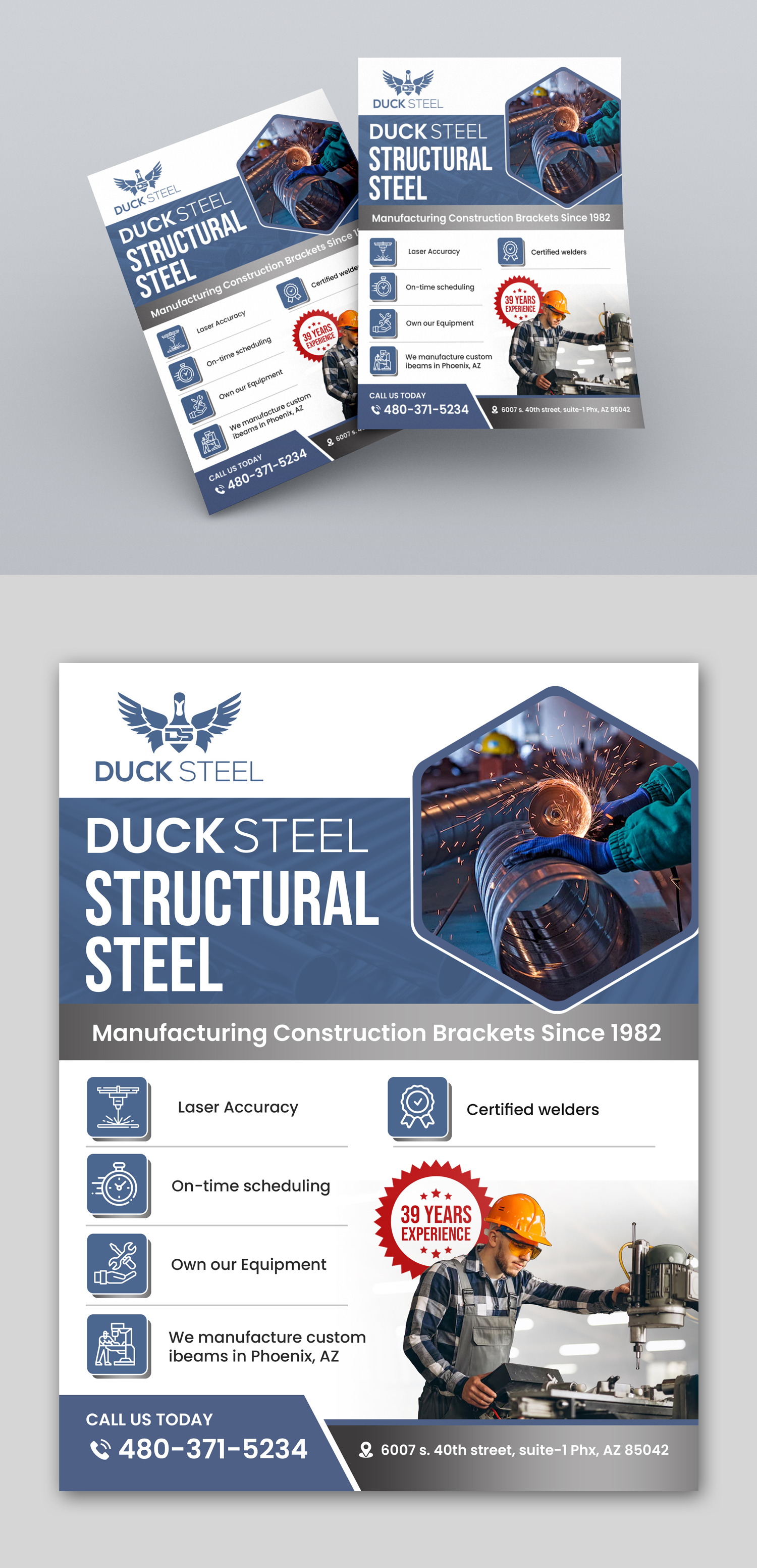 Flyer Design by debdesign for Ducksteel Llc. | Design #29665863