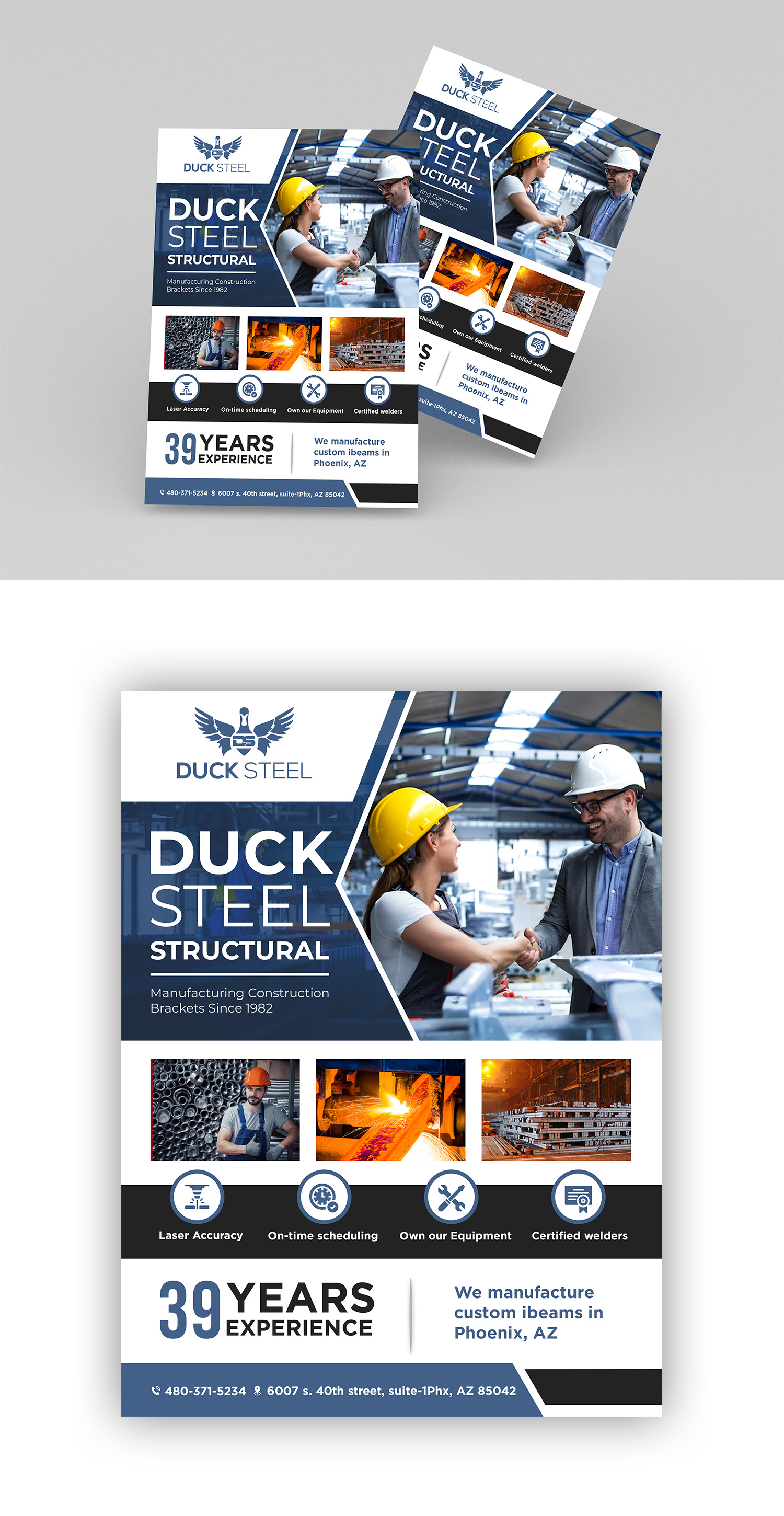 Flyer-Design von debdesign für Ducksteel Llc. | Design #29666710