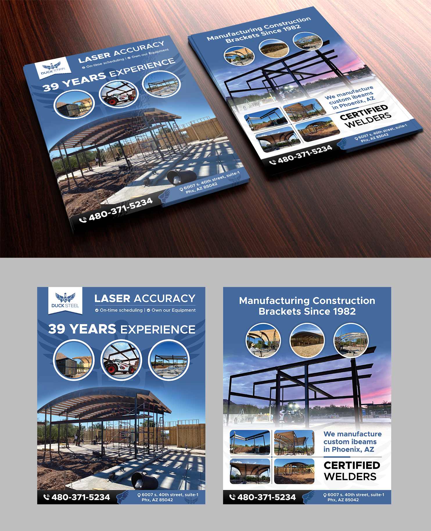 Flyer-Design von 123graphics für Ducksteel Llc. | Design #29688371