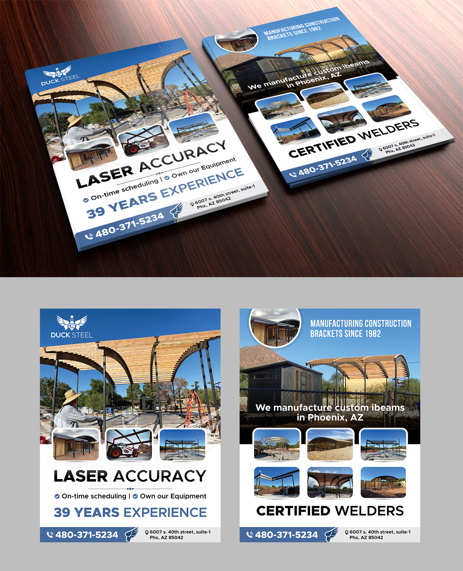 Flyer-Design von 123graphics für Ducksteel Llc. | Design #29688377