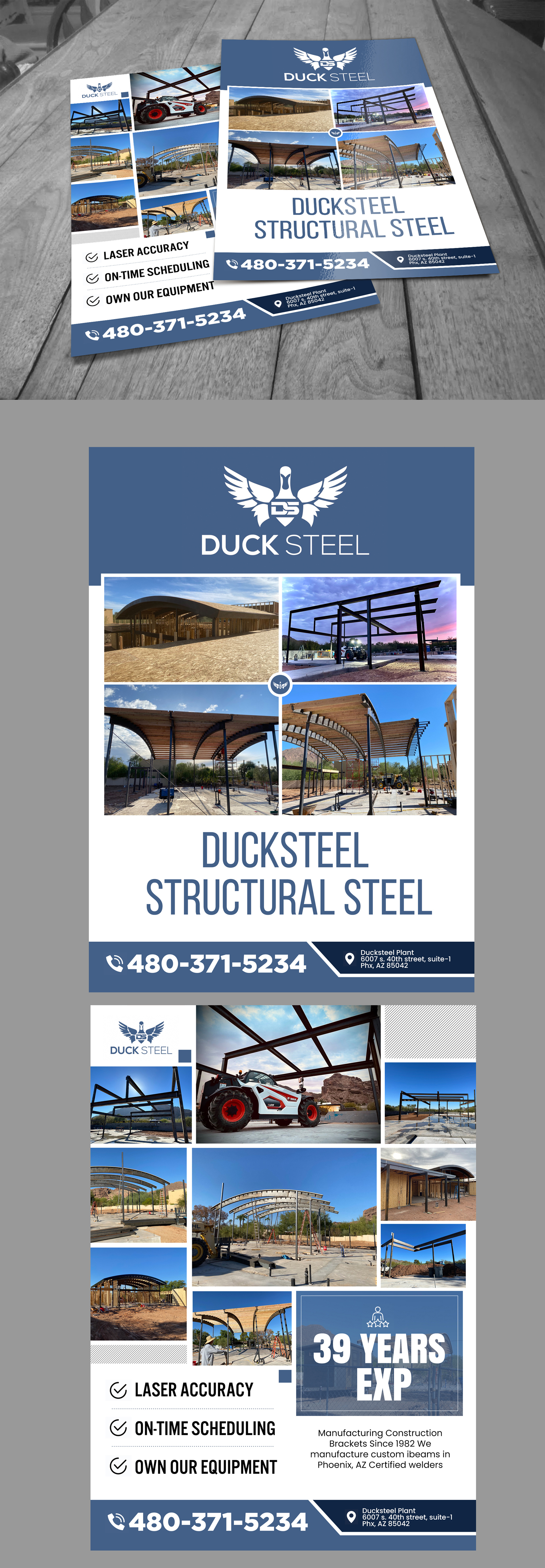Flyer Design by 123graphics for Ducksteel Llc. | Design #29688754
