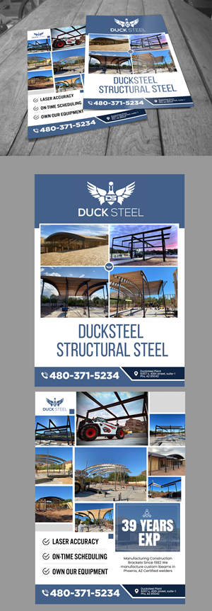 Flyer-Design von 123graphics für Ducksteel Llc. | Design: #29688754